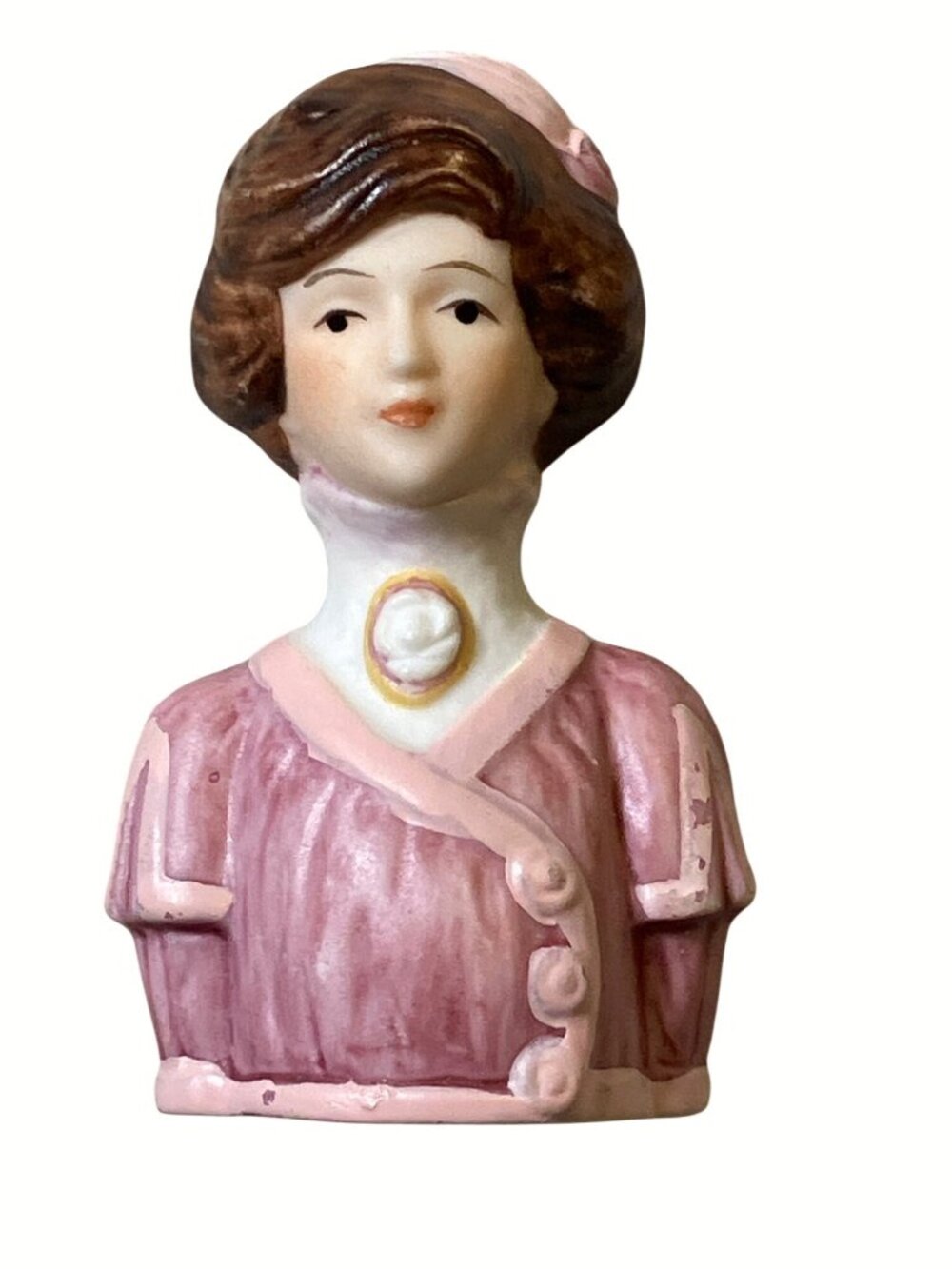 Avon 1982 porcelain Ladies of Fashion collectible thimble circa 1900
